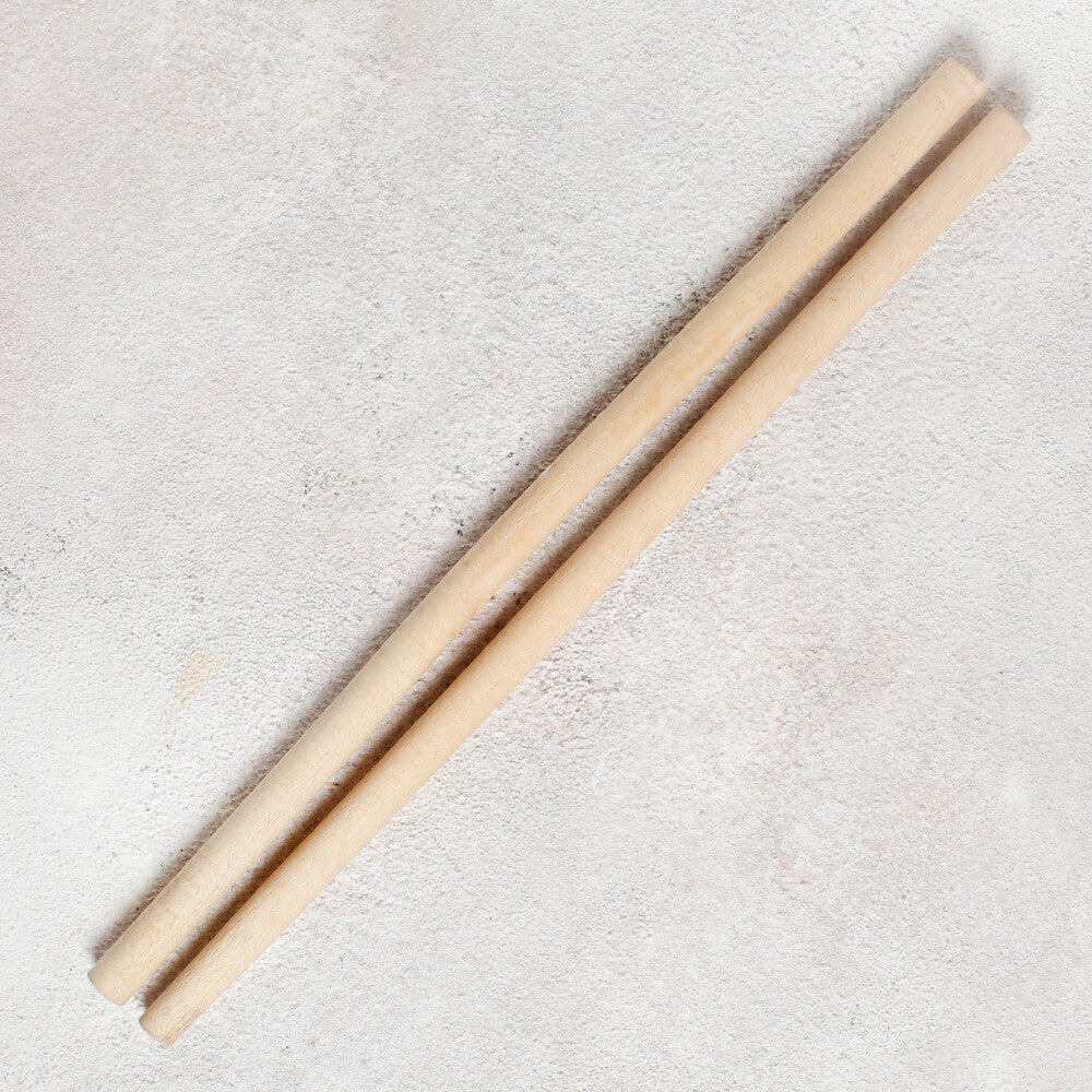 Loren Crafts 2 Adet 40 cm Makrome Çubuğu 16mm